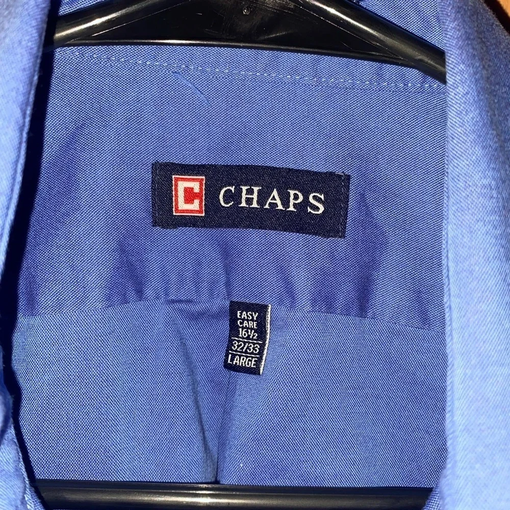 CHAPS  - EUC -  Mens Large Dress Shirt